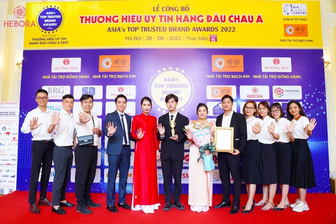 Hebora được vinh danh top 10 thương hiệu uy tín nhất Châu Á 2022 - 2